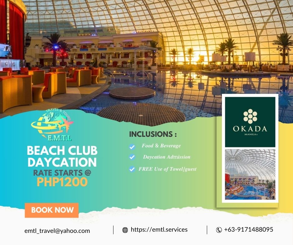 COVE MANILA Beach Club Daycation 2024